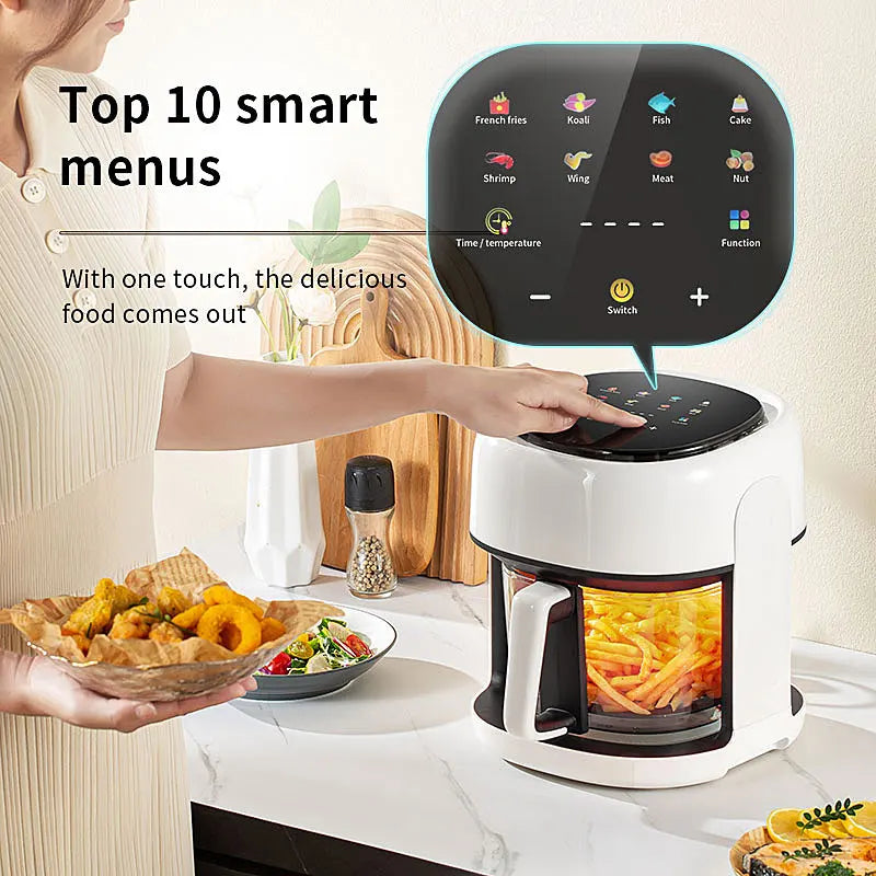 Smart Oil-Free Hot Air Fryer - 4.5L Capacity