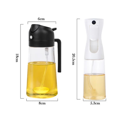 2in1 Plastic Spray Oil Sprayer Bottle Olive Oil Spray