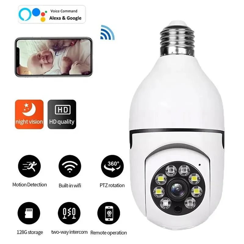 Light Bulb Surveillance Camera